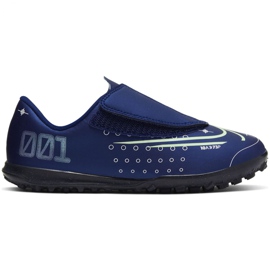 Nike Mercurial Vapor 13 Club Mds Tf Ps (V) Jr CJ1180-401 jalkapallokengät tummansininen