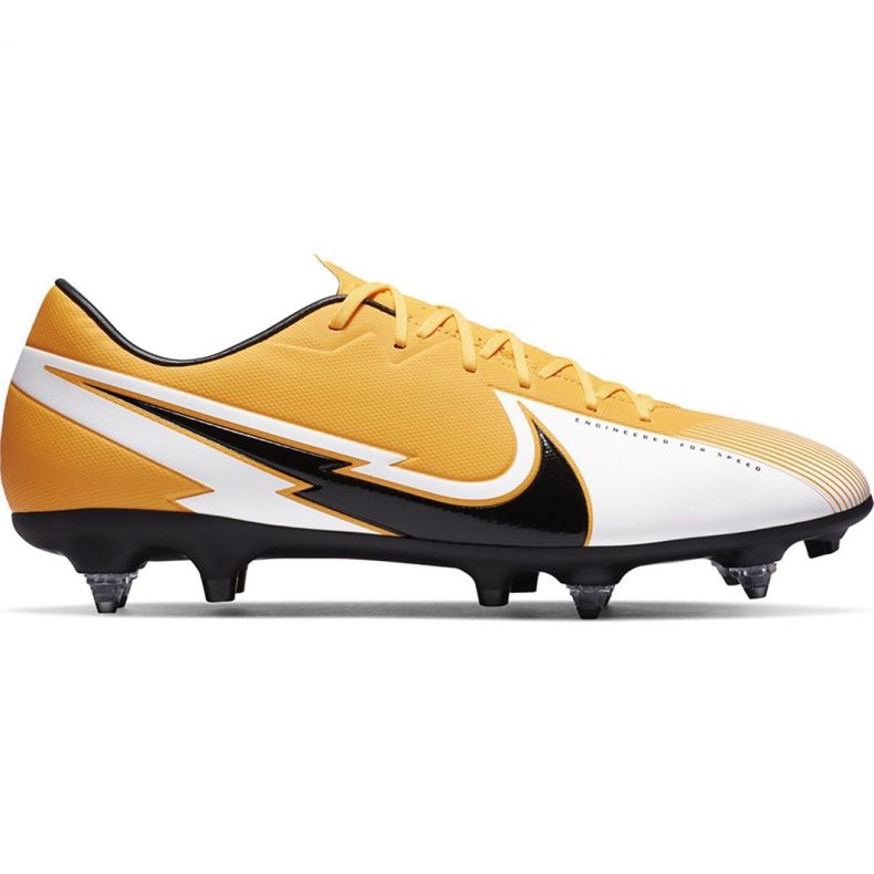 Nike Mercurial Vapor 13 Academy SG-Pro Ac M BQ9142 801 jalkapallokengät monivärinen keltainen