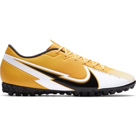 Nike Mercurial Vapor 13 Academy Tf M AT7996 801 jalkapallokengät musta, oranssi, keltainen keltaiset