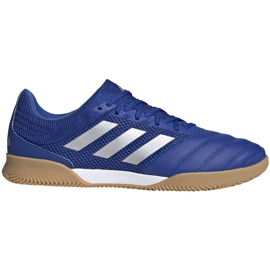 Adidas Copa 20.3 In Sala M EH1492 jalkapallokengät hopeaa, sinistä sininen