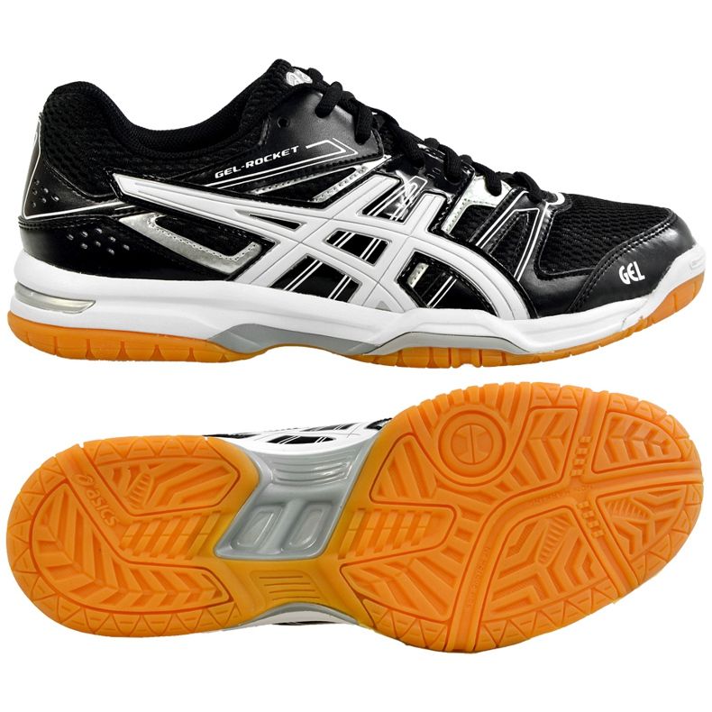 Asics Gel Rocket B455N-9001 naisten lentopallokengät musta