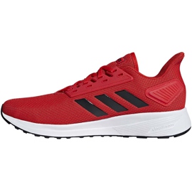 Adidas Duramo 9 punainen miesten juoksukengät F34492