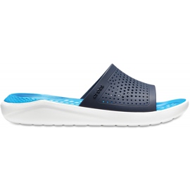 Crocs Literide Slide tummansininen-valkoinen 205183462