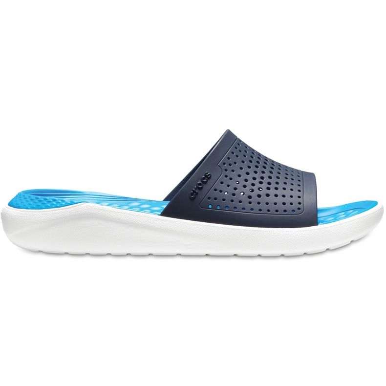 Crocs Literide Slide tummansininen-valkoinen 205183462 laivastonsininen