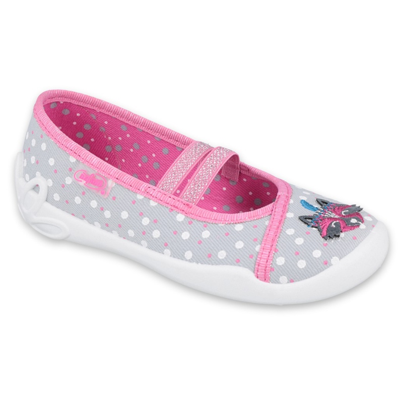 Befado lasten kengät 116X285 vaaleanpunainen harmaa