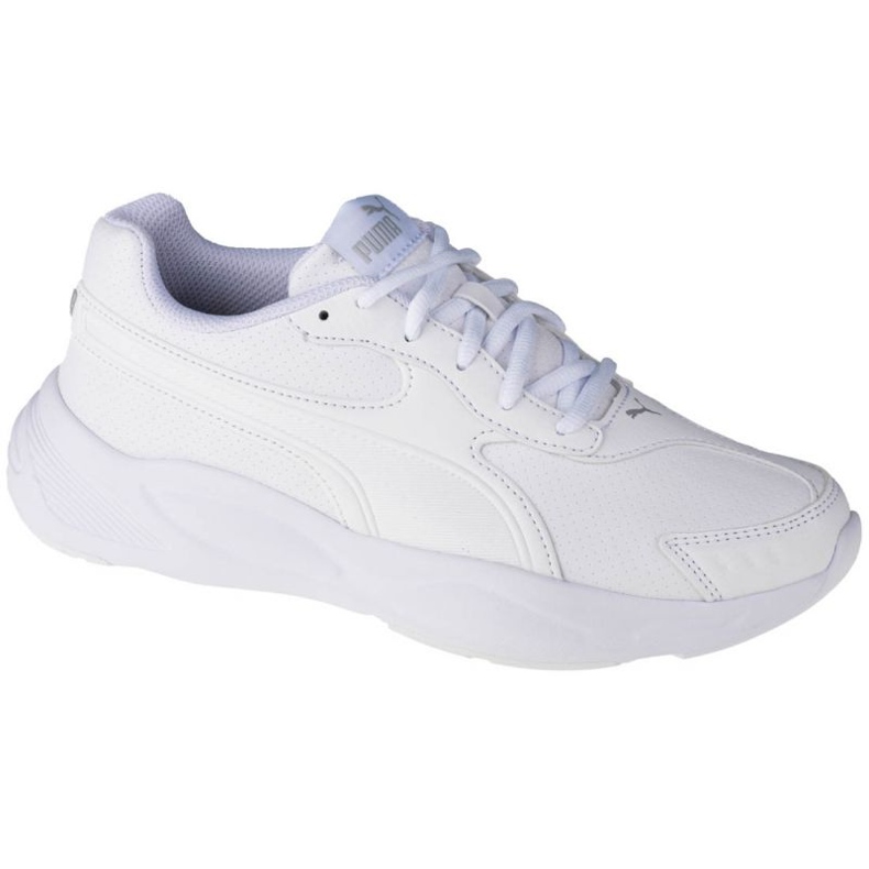 Puma 90S Runner Sl Jr 372929 01 valkoinen laivastonsininen