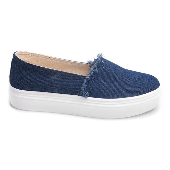 Slip On Jeans 80138 Navy Blue laivastonsininen