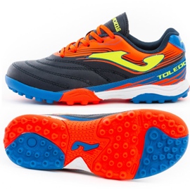 Joma Toledo Tf Jr TOJW.2003.TF jalkapallokengät tummansininen, oranssi, sininen tummansininen