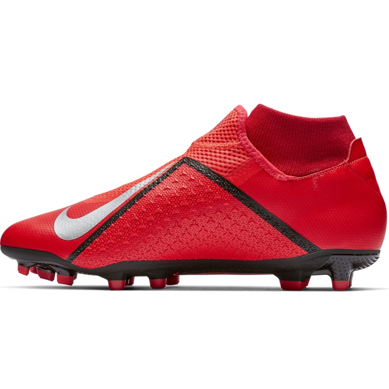 Nike Phantom Vsn Academy Df FG / MG AO3258 600 jalkapallokenkä punainen punainen