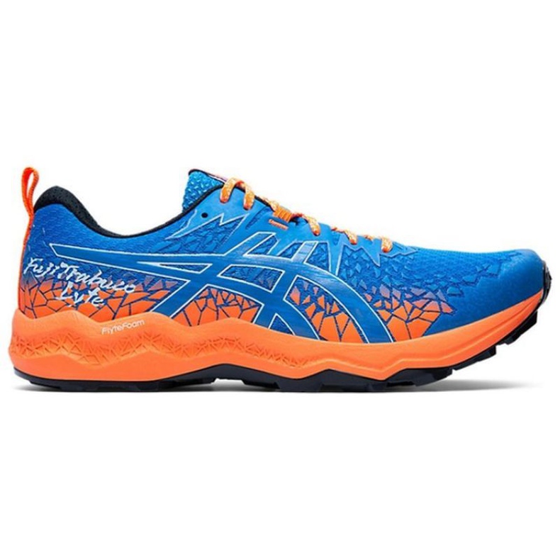 Asics Fujitrabuco Lyte M 1011A700-400 juoksukengät sininen oranssi