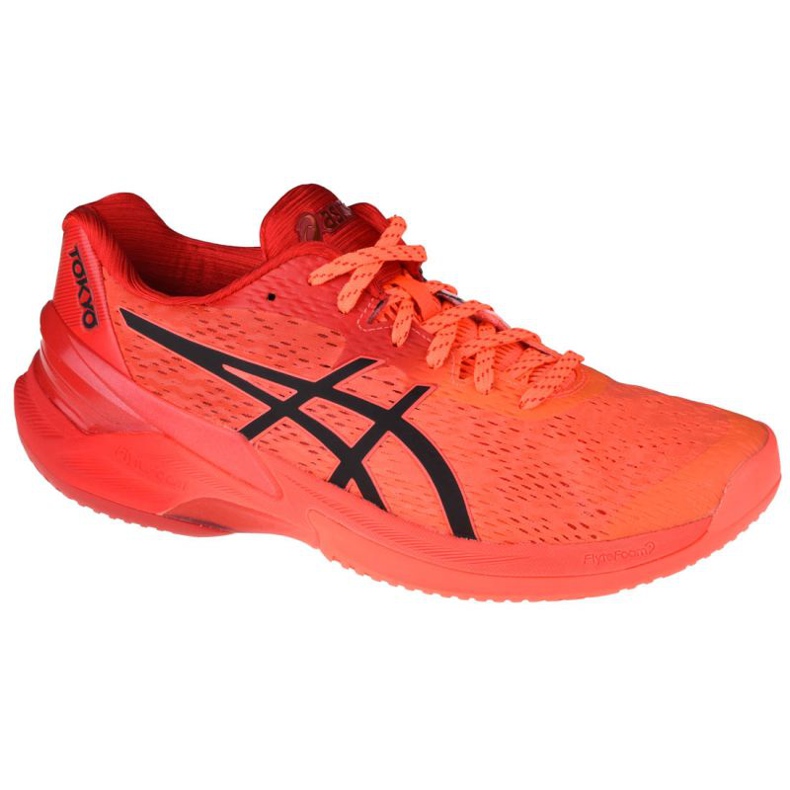 Asics Sky Elite Ff Tokyo M 1051A055-701 lentopallokengät punainen appelsiinit ja punaiset
