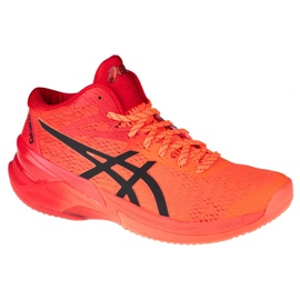 Asics Sky Elite Ff Mt Tokyo M 1051A056-701 lentopallokengät punainen appelsiinit ja punaiset
