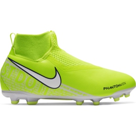 Nike Phantom Vsn Academy Df FG / MG Junior AO3287 717 jalkapallokengät keltainen keltainen