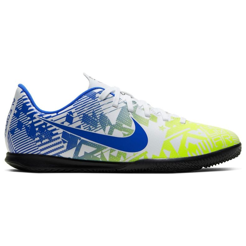 Nike Mercurial Vapor 13 Club Njr Ic Junior CV9352 104 jalkapallokengät valkoinen, sininen monivärinen