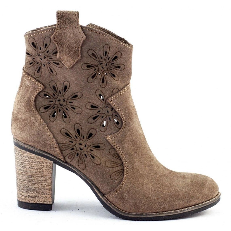 Olivier Avoimet korkokengät Lena tumma beige