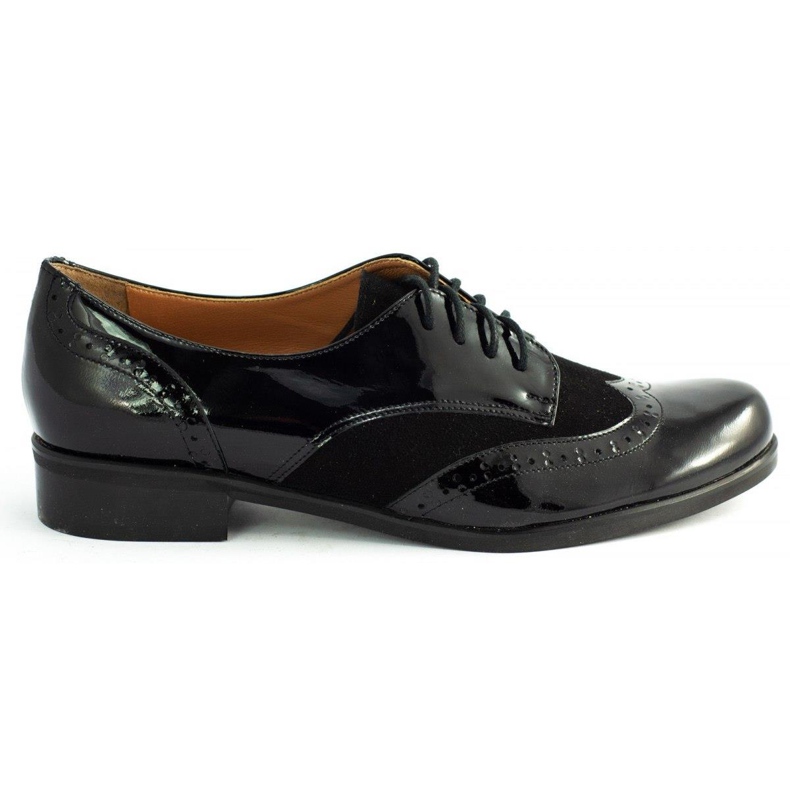 Lizard Naisten brogues 04542 musta