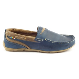 Miesten kengät loafers 295 tummansininen