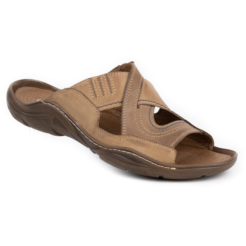 Mario Pala Miesten ruskeat tossut 400