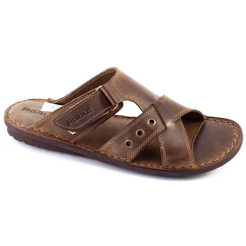 Polbut SA05 ruskeat miesten tossut