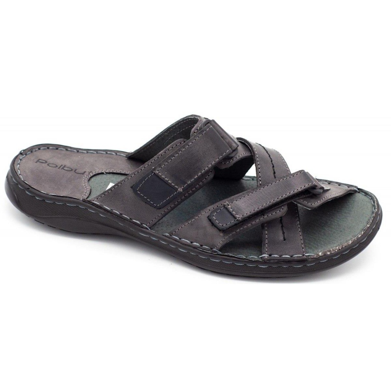 Polbut Miesten harmaat SA06 -tossut