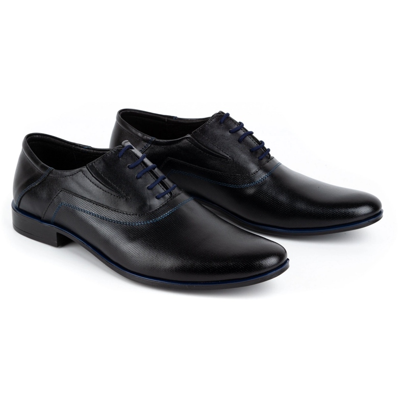 Lukas Miesten viralliset kengät 243T9 mustat