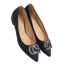 Ballerinat manteli tummansininen varpaat FM3107A D.BLUE