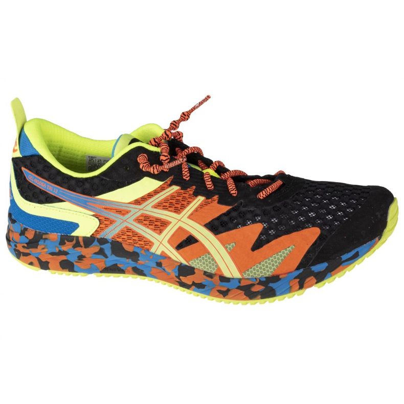 Asics Gel-Noosa Tri 12 M 1011B277-005 kengät musta sininen oranssi keltainen