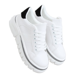 Lenkkarit korkea pohja valkoinen NB382P Valkoinen