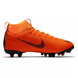 Nike Mercurial Superfly 6 Academy Gs Mg Jr AH7337-810 jalkapallokengät oranssi