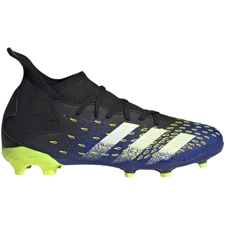 Jalkapallokengät adidas Predator Freak.3 Fg Junior laivasto-vihreä FY0613 musta musta