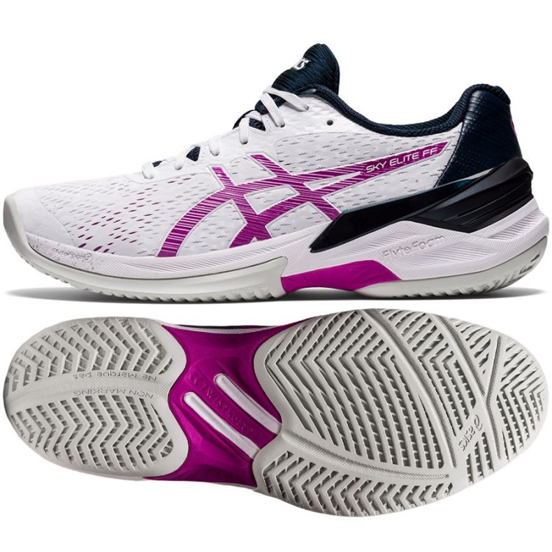 Asics Sky Elite Ff W 1052A024-103 lentopallokengät monivärinen valkoinen