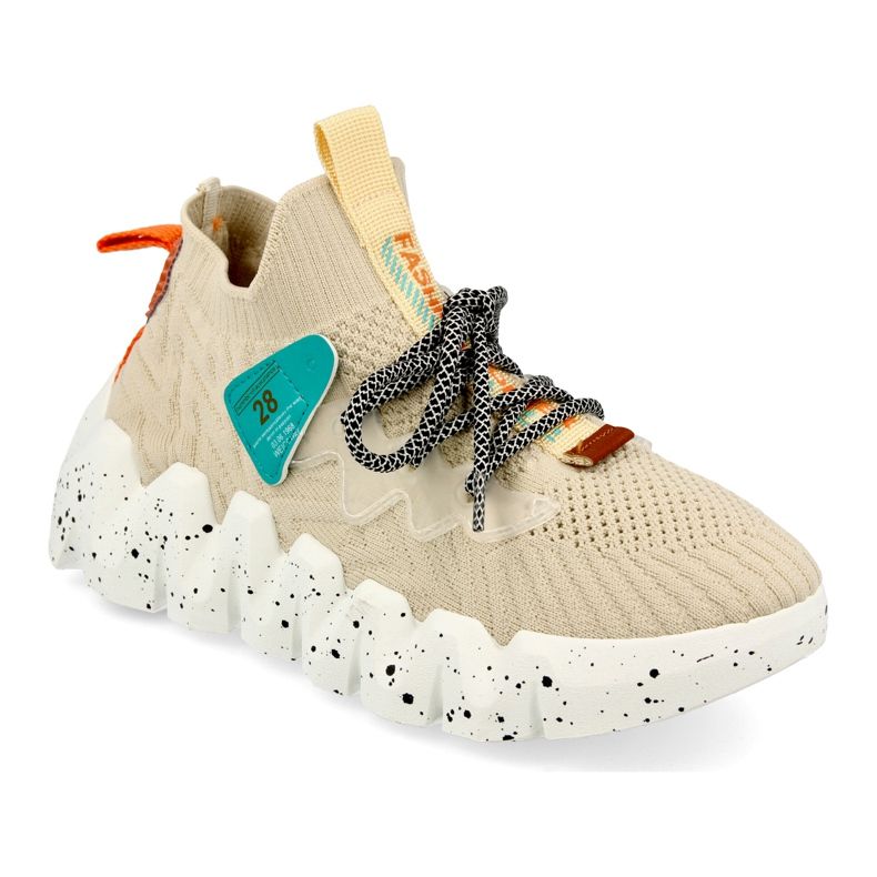 PS1 Naisten urheilusukat Beige Fashion Pioneer ruskea