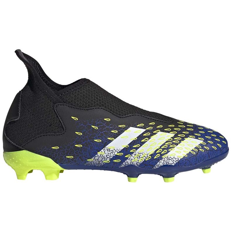 Jalkapallokengät adidas Predator Freak.3 Ll Fg musta-vihreä-laivastonsininen Junior FY0618