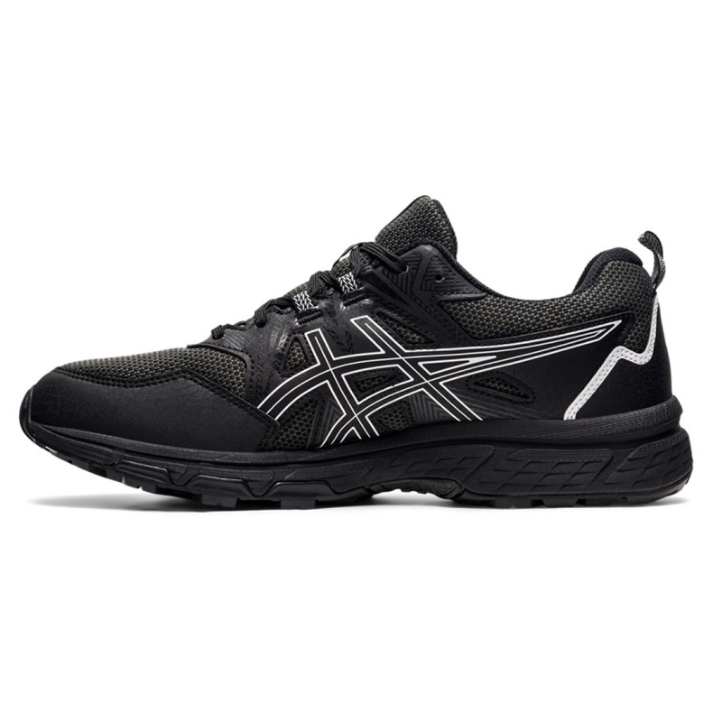 Asics Gel-Venture 8 M 1011A824 006 juoksukengät musta vihreä