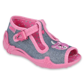 Befado lasten kengät 213P125 tummansininen vaaleanpunainen