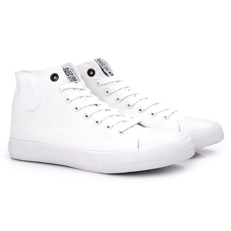 Miesten Classic High-top Tennarit Big Star FF174551 Valkoinen