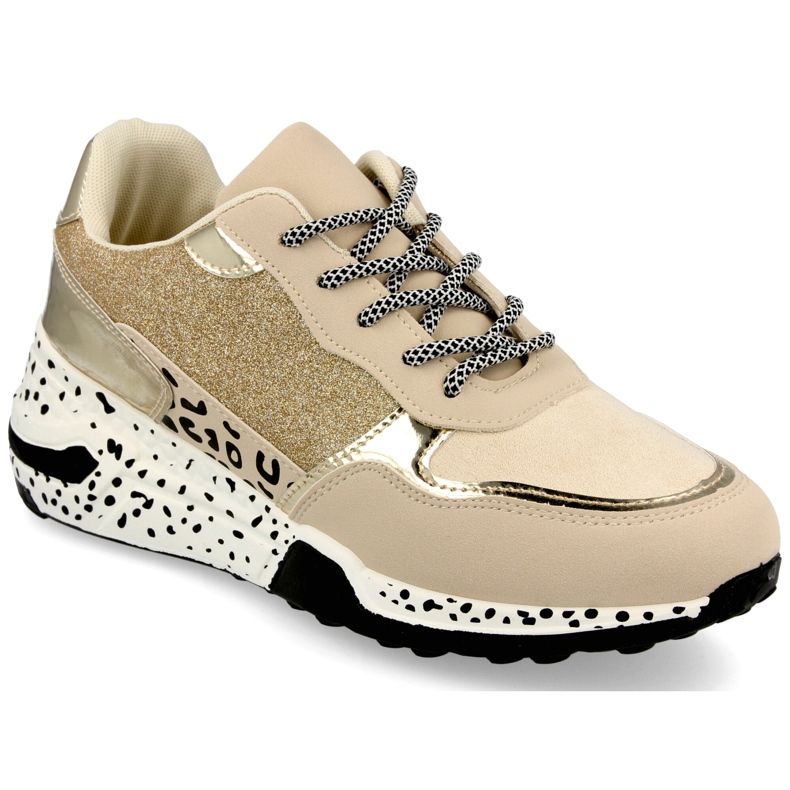 PS1 Naisten Wedge -lenkkarit Gold Avery beige