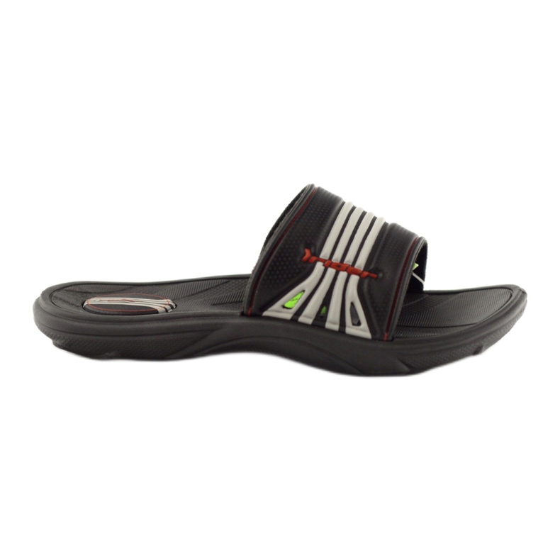 Rider Lasten Flip Flops 80341 Black Gray -raidoille musta musta