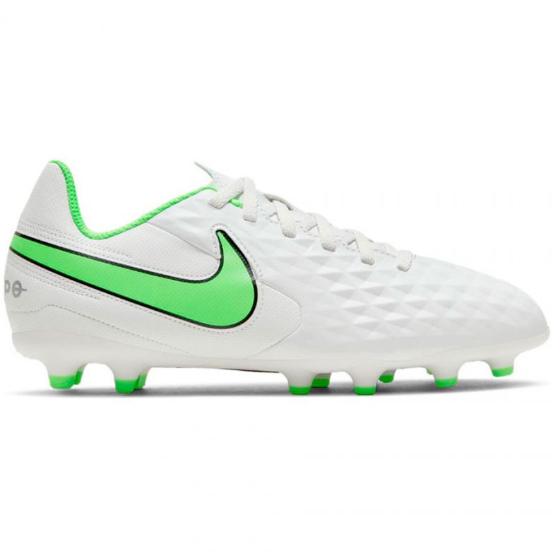 Nike Tiempo Legend 8 Club FG / MG Jr AT5881-030 jalkapallokengät monivärinen valkoinen