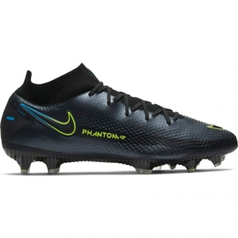 Nike Phantom Gt Elite Dynamic Fit Fg M CW6589-090 jalkapallokengät musta metalli musta