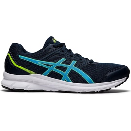 Asics Jolt 3 tummansininen 1011B034 400 miesten kengät vihreä