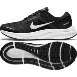 Nike Air Zoom Structure 23 W CZ6721-001 kengät valkoinen musta