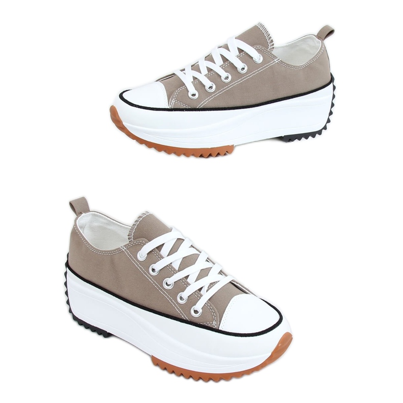 Tennarit suunnittelija pohja khaki VL137P Green vihreä