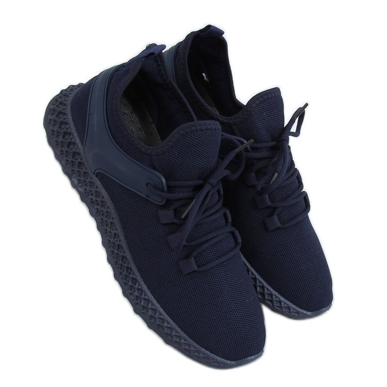 JH-09 Laivastonsininen tummansininen sukka urheilukengät