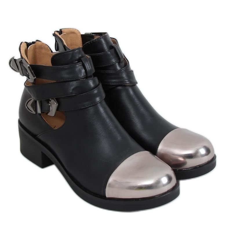 Musta 9100 Musta leikkaus saappaat