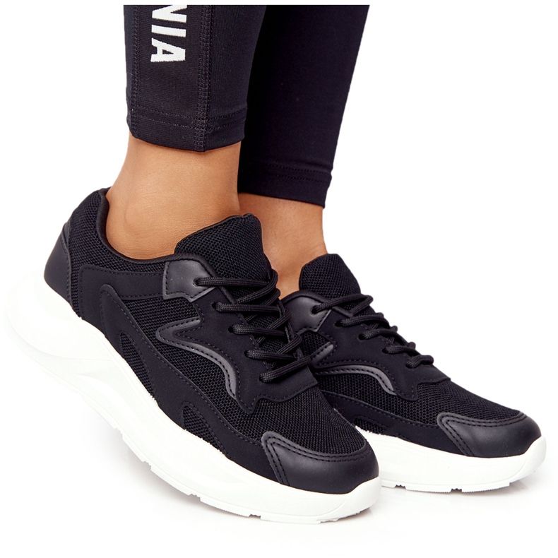 FB2 Musta Delusion naisten lenkkarit suurella pohjalla