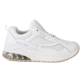 SHELOVET Valkoiset Mesh -lenkkarit valkoinen