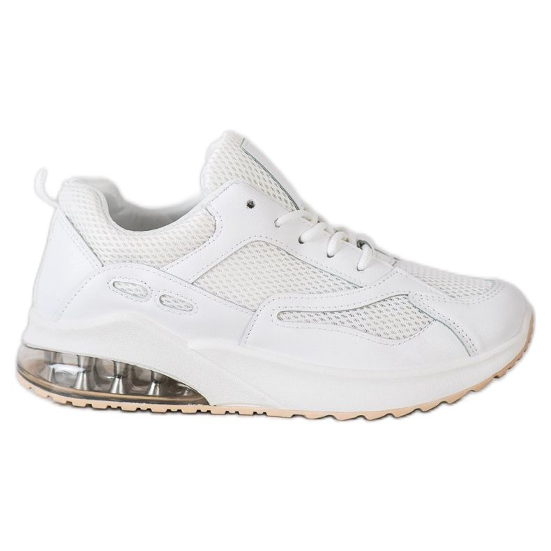 SHELOVET Valkoiset Mesh -lenkkarit valkoinen