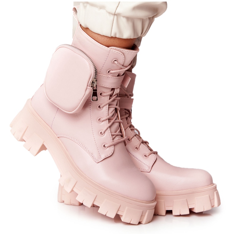 PS1 Platform Boots Workers Pink Lauantai vaaleanpunainen