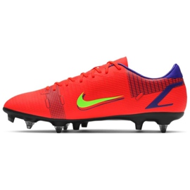 Nike Mercurial Vapor 14 Academy SG-PRO Ac M CV0976 600 jalkapallokengät punainen punainen